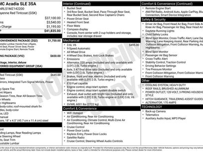 Used 2021 GMC Acadia SLE w/ Driver Convenience Package