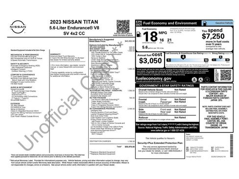 Used 2023 Nissan Titan SV w/ SV Convenience Package RWD image 36