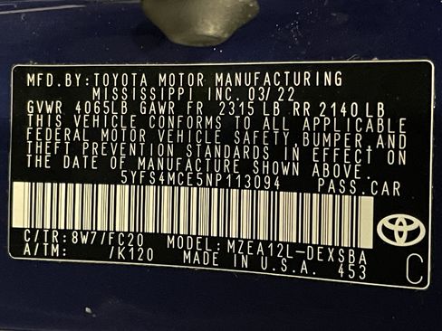 Used 2022 Toyota Corolla SE FWD image 25