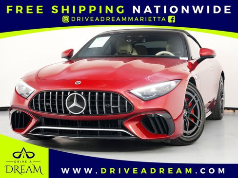 Used 2022 Mercedes-Benz SL 55 AMG 4MATIC image 1
