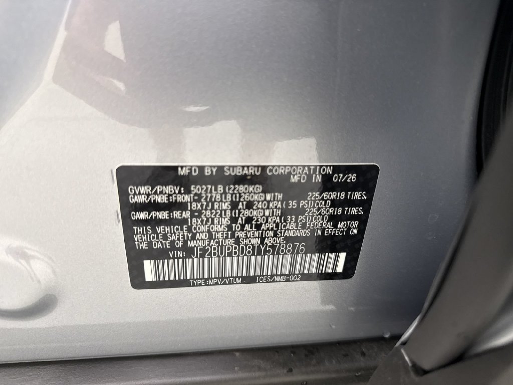 New 2026 Subaru Outback Premium AWD/4WD image 11