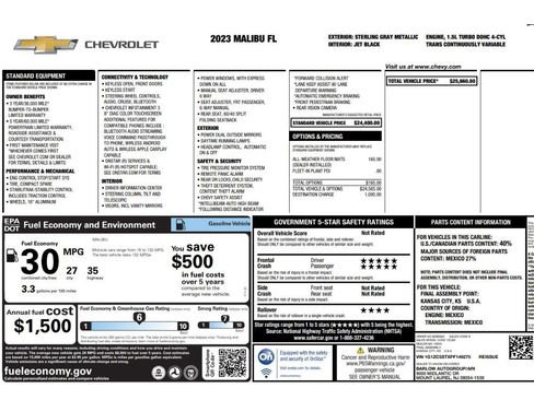 Used 2023 Chevrolet Malibu LS image 2