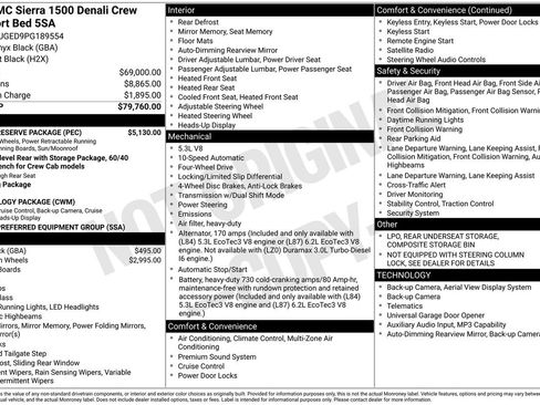 Used 2023 GMC Sierra 1500 Denali w/ Denali Reserve Package AWD/4WD image 5