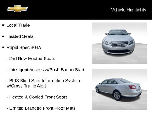 Used 2011 Ford Taurus Limited w/ 303A Rapid Spec Order Code AWD/4WD image 18
