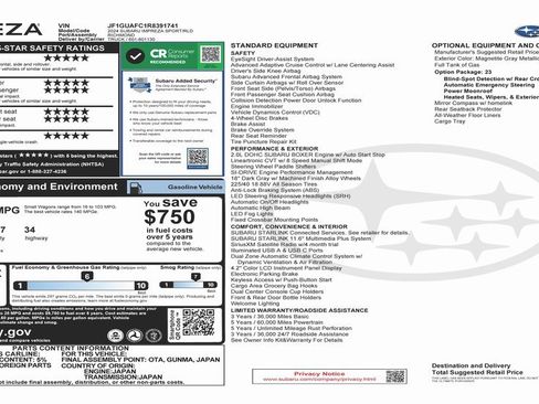 Used 2024 Subaru Impreza 2.0i Sport image 4