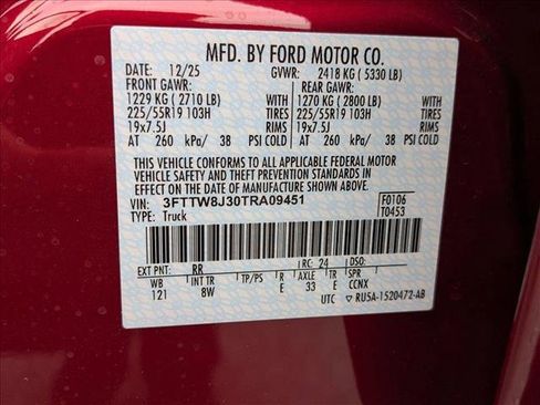 New 2026 Ford Maverick XLT w/ Equipment Group 301A AWD/4WD image 17