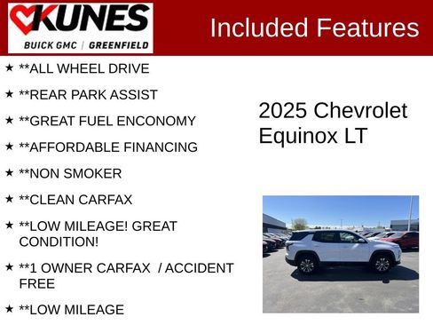 Used 2025 Chevrolet Equinox LT AWD/4WD image 3