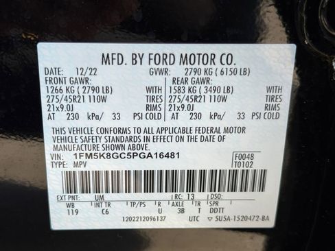 Used 2023 Ford Explorer ST w/ Equipment Group 401A AWD/4WD image 28