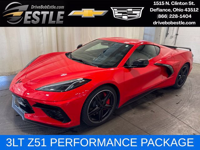 Used 2024 Chevrolet Corvette Stingray Premium Cpe w/ Z51 Performance Package RWD image 1