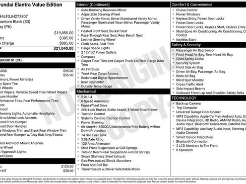 Used 2018 Hyundai Elantra Value Edition FWD image 20
