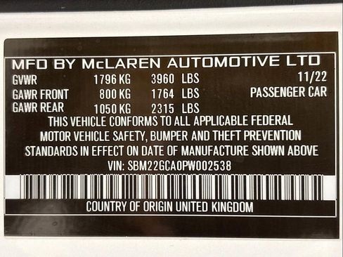 Used 2023 McLaren GT image 29