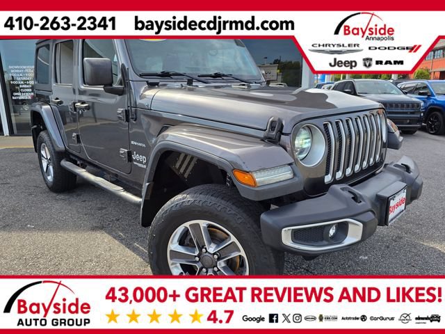 Used 2019 Jeep Wrangler Unlimited Sahara w/ Cold Weather Group AWD/4WD image 1