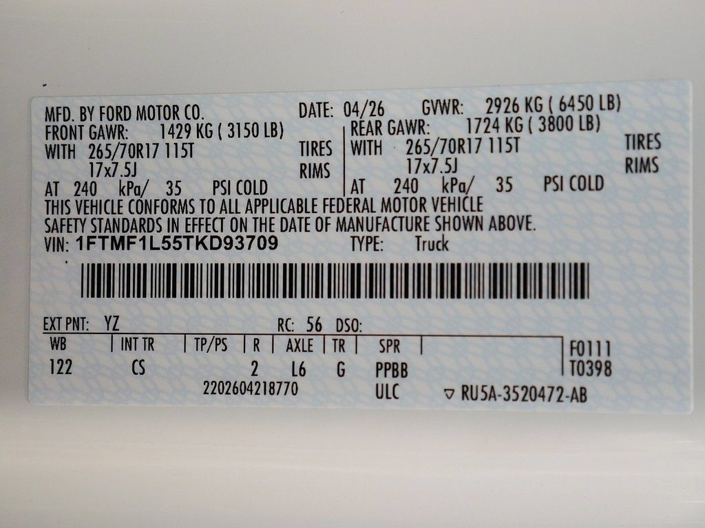 New 2026 Ford F150 XL AWD/4WD image 41
