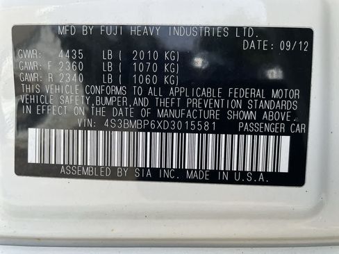 Used 2013 Subaru Legacy 2.5i Limited AWD/4WD image 32