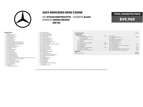 Used 2023 Mercedes-Benz C 300 Sedan w/ Exclusive Trim Package image 3
