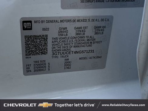 Used 2022 GMC Sierra 1500 Elevation w/ Elevation Premium Package AWD/4WD image 38