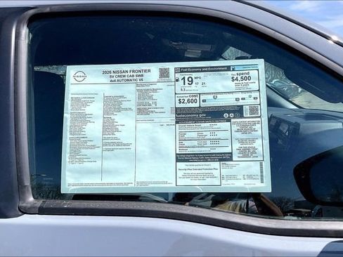 New 2026 Nissan Frontier SV image 13