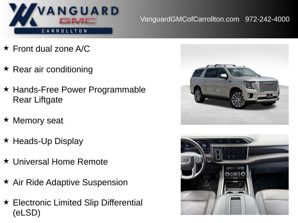 Used 2022 GMC Yukon XL Denali w/ Denali Premium Package AWD/4WD image 12