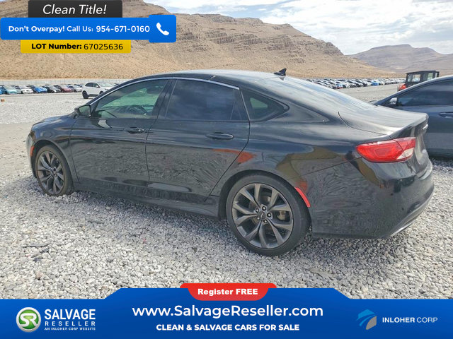 Used 2015 Chrysler 200 S w/ Navigation & Sound Group I FWD image 3