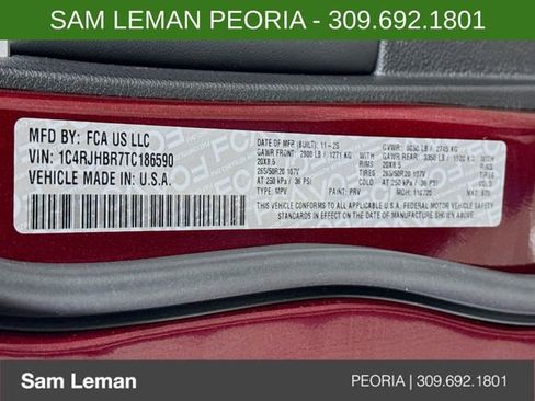 New 2026 Jeep Grand Cherokee Limited w/ Limited Altitude Package image 31