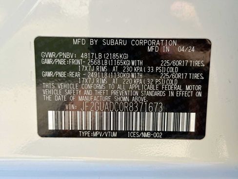 Certified 2024 Subaru Crosstrek 2.0i Premium AWD/4WD image 29