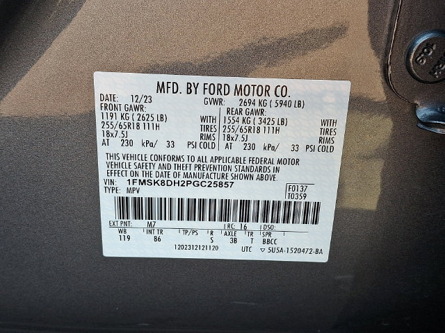 Certified 2023 Ford Explorer XLT AWD/4WD image 27