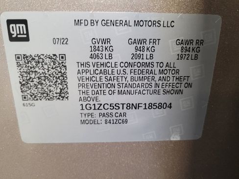Used 2022 Chevrolet Malibu LS w/ Driver Confidence Package II FWD image 33