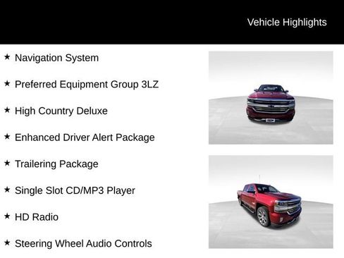 Certified 2018 Chevrolet Silverado 1500 High Country AWD/4WD image 12