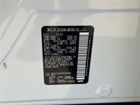 Certified 2023 INFINITI QX80 Premium Select w/ Cargo Package image 26