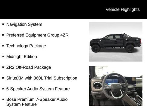 New 2026 Chevrolet Colorado ZR2 w/ Midnight Edition image 27