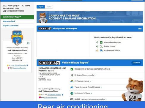 Used 2023 Audi Q3 2.0T Premium image 11