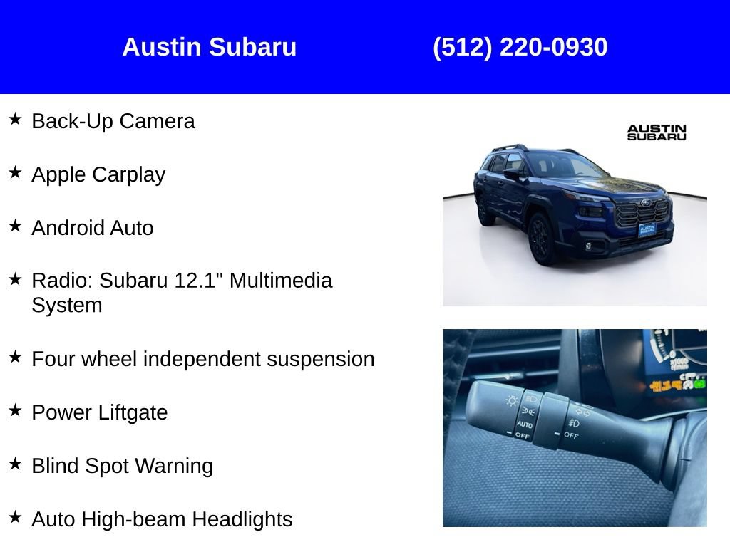 New 2026 Subaru Outback Premium AWD/4WD image 9