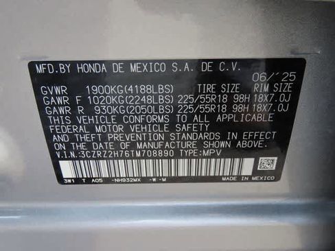 Certified 2026 Honda HR-V EX-L image 27