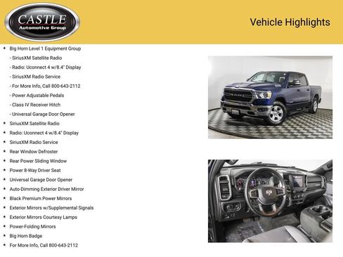 Used 2021 RAM 1500 Big Horn AWD/4WD image 8