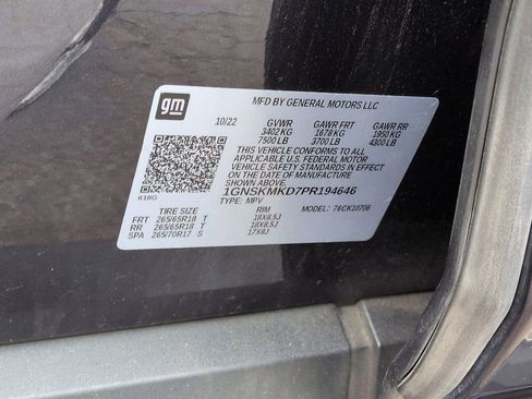 Certified 2023 Chevrolet Tahoe LS AWD/4WD image 35