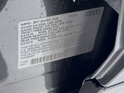 New 2026 Audi Q3 quattro 2.0T AWD/4WD image 36