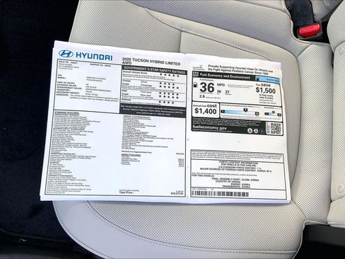 New 2026 Hyundai Tucson Limited AWD/4WD image 18