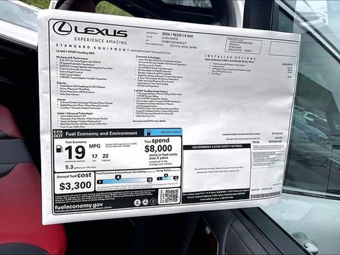 New 2026 Lexus LX 600 F Sport AWD/4WD image 14