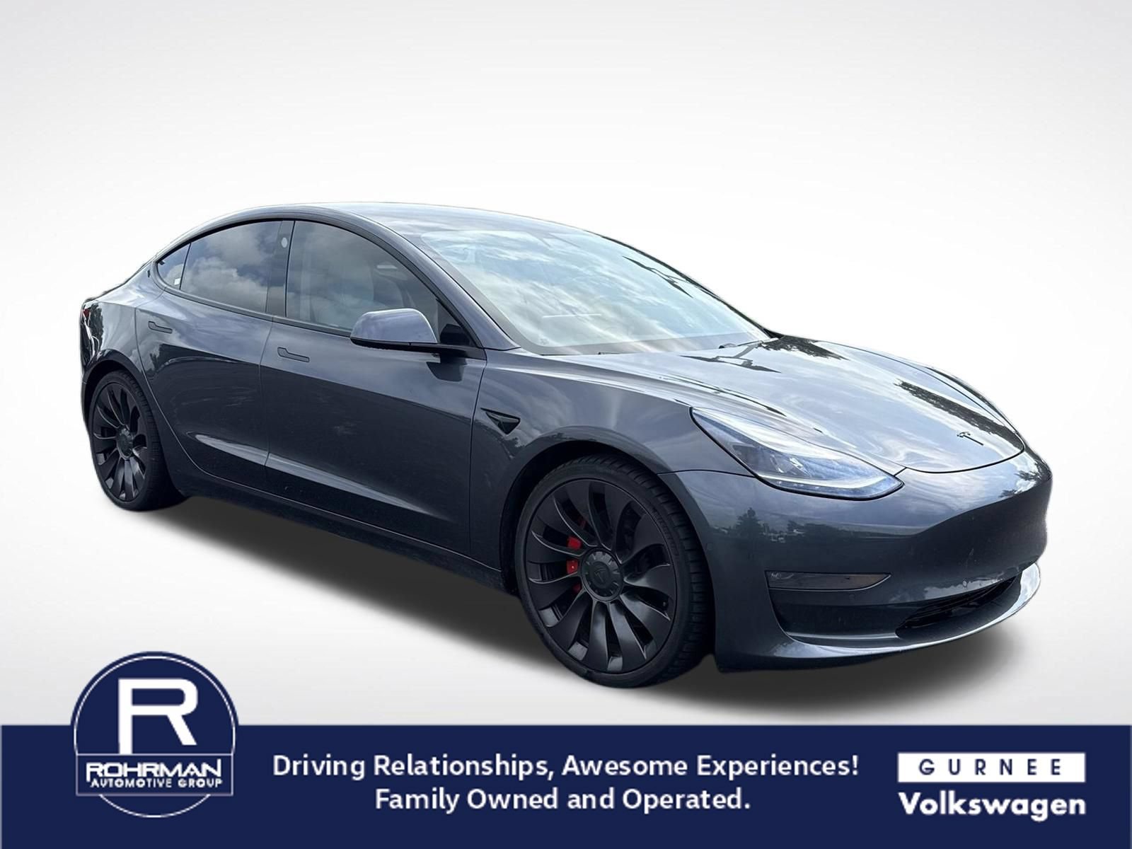 Used 2021 Tesla Model 3 Performance AWD/4WD image 2