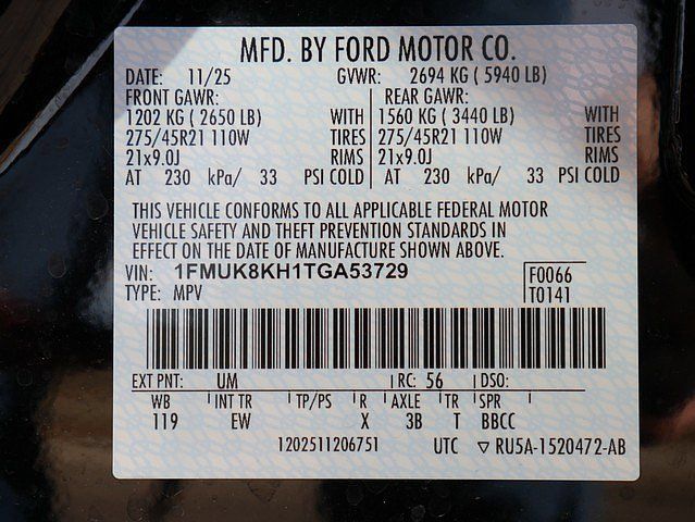 New 2026 Ford Explorer ST-Line w/ ST-Line Street Pack AWD/4WD image 42