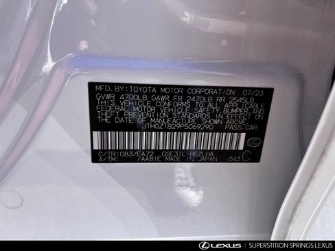 Certified 2023 Lexus IS 350 F Sport w/ Accessory Package RWD image 34