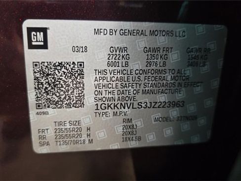 Used 2018 GMC Acadia SLT w/ LPO, Protection Package image 28