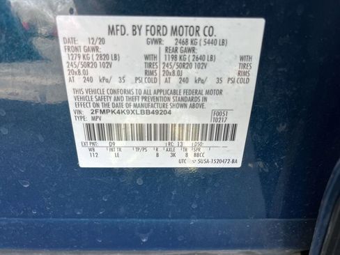 Used 2020 Ford Edge Titanium image 34