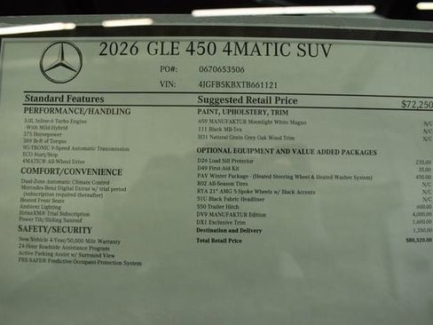 New 2026 Mercedes-Benz GLE 450 4MATIC image 6