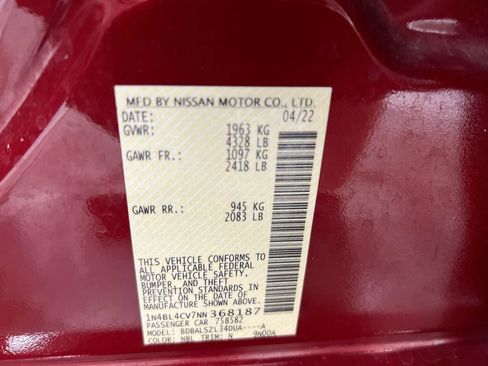 Used 2022 Nissan Altima 2.5 SR FWD image 27