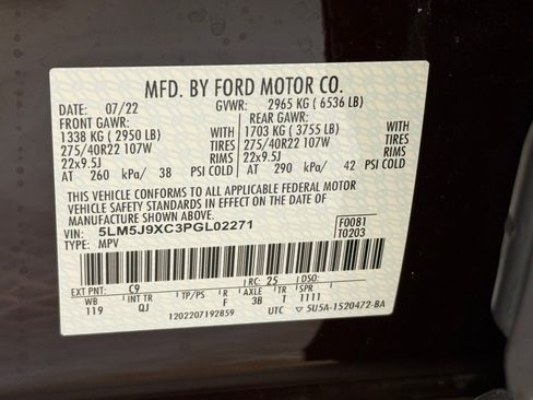 Used 2023 Lincoln Aviator Black Label w/ Dynamic Handling Package image 59