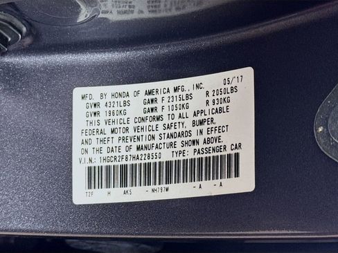 Used 2017 Honda Accord EX-L image 33