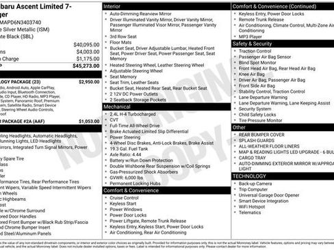 Used 2022 Subaru Ascent Limited w/ Technology Package image 4