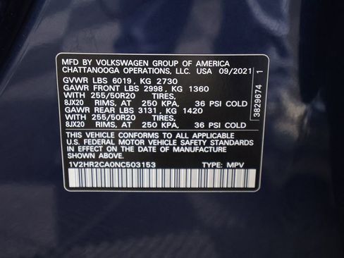 Used 2022 Volkswagen Atlas SE image 59