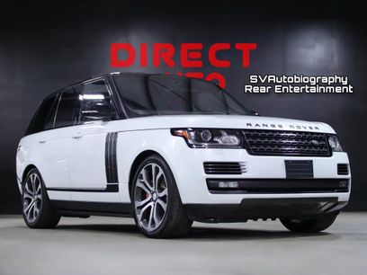 Used 2017 Land Rover Range Rover SV Autobiography Dynamic
